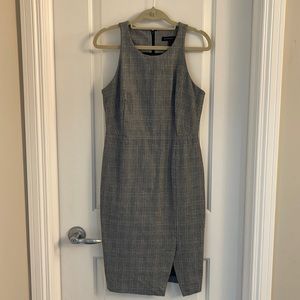 Banana Republic stretch plaid dress